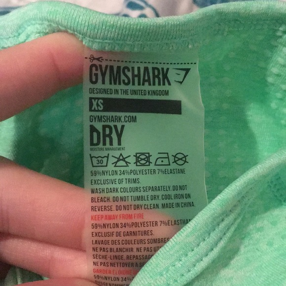 XS GymShark vital bright green set - Picture 2 of 8